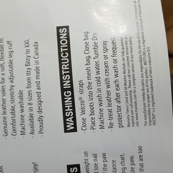 MUTTLUKS Dog Booties Size Xs - Picture 8 of 8